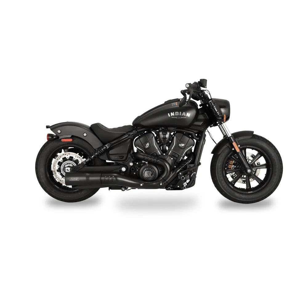 Vance & Hice Hi-Output Slip-On Escape negro Indian Scout