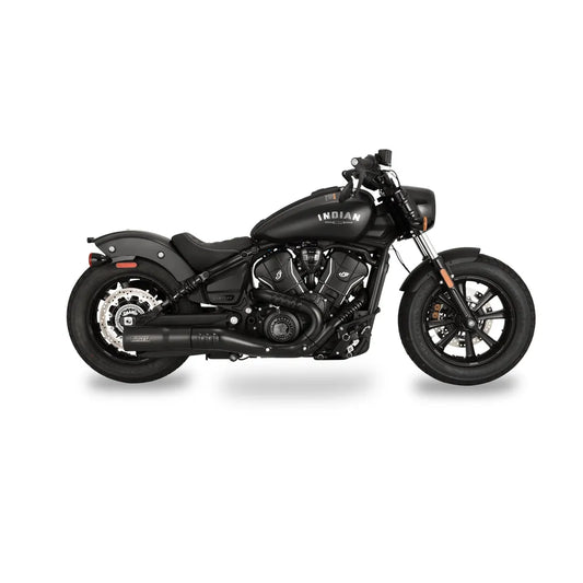 Vance & Hice Hi-Output Slip-On Escape negro Indian Scout