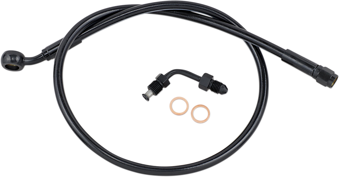 Línea de freno superior XR con adaptador - Línea de freno - Superior con adaptador - Negro