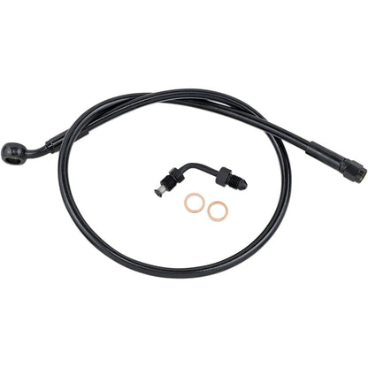 Línea de freno superior XR con adaptador - Línea de freno - Superior con adaptador - Negro