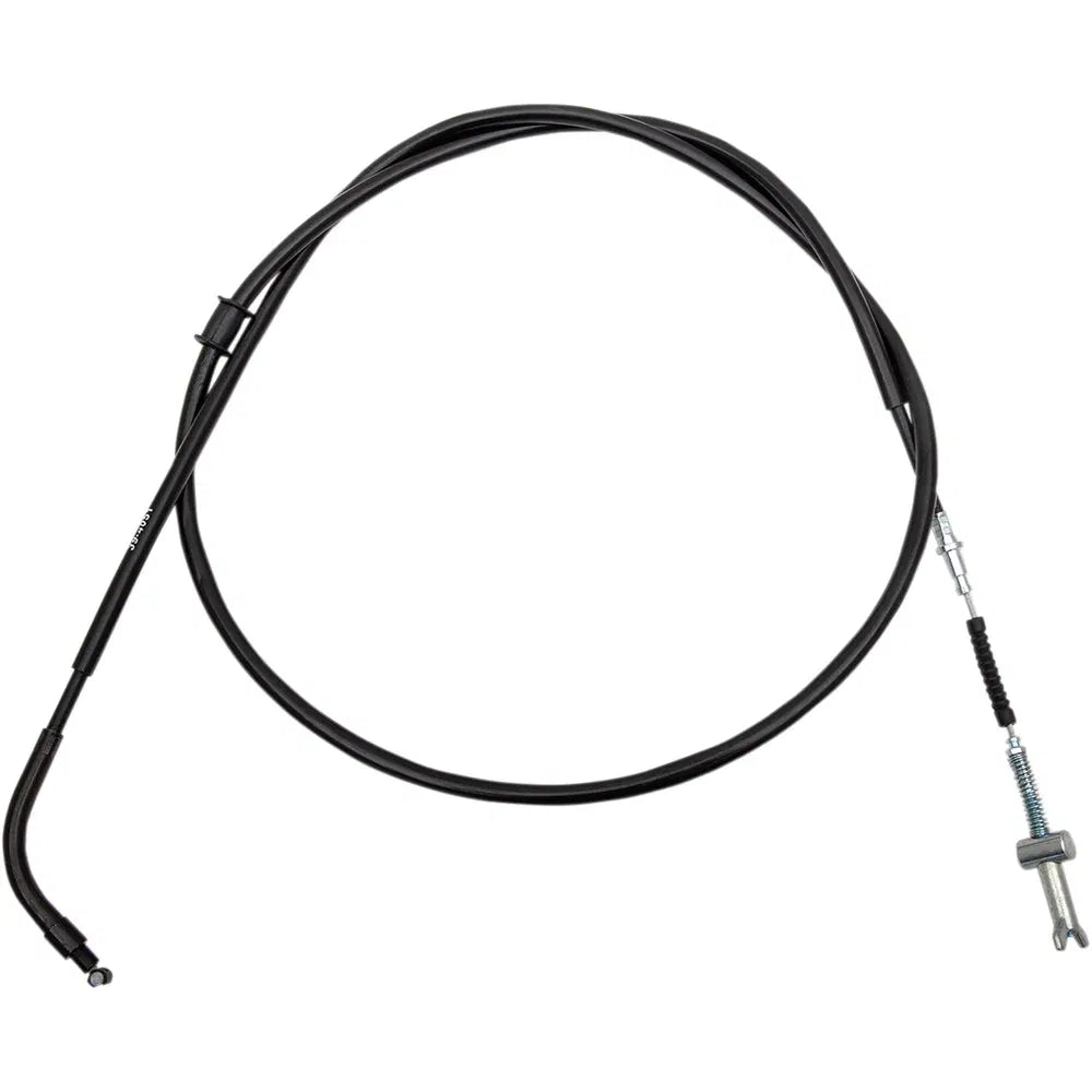 Cable de freno de vinilo negro.