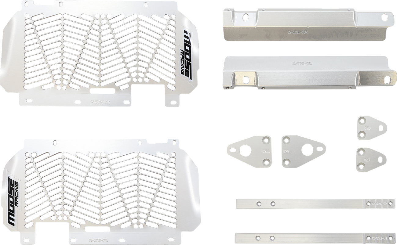 Protectores de radiador Billet - Protectores de radiador Billet - Plata - Yamaha