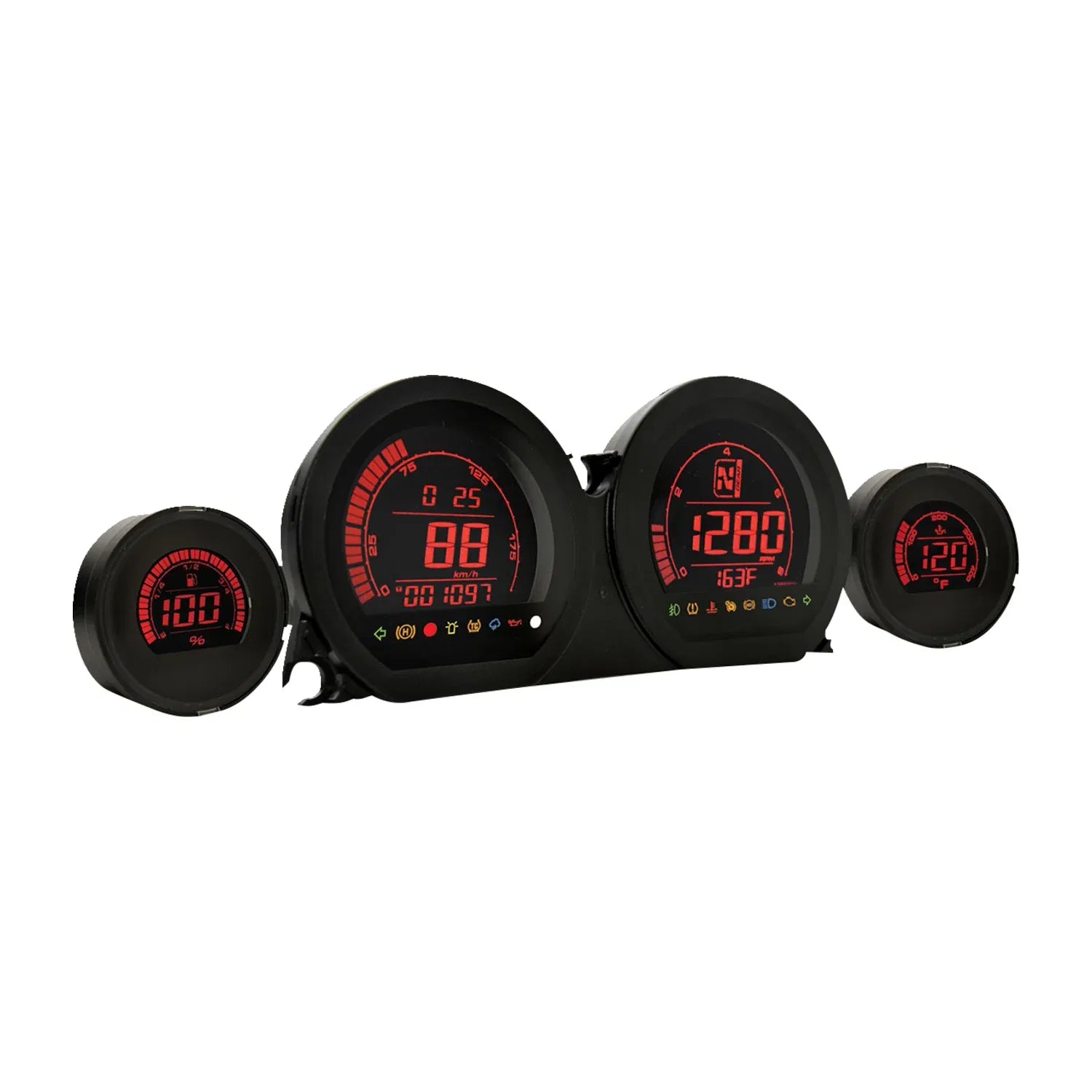 Hd-03 - kit de medidor lcd de cuatro piezas