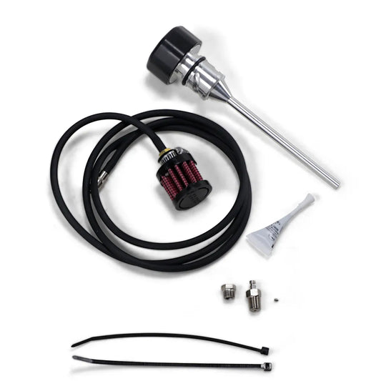 Vented Dipstick - Black - Softail