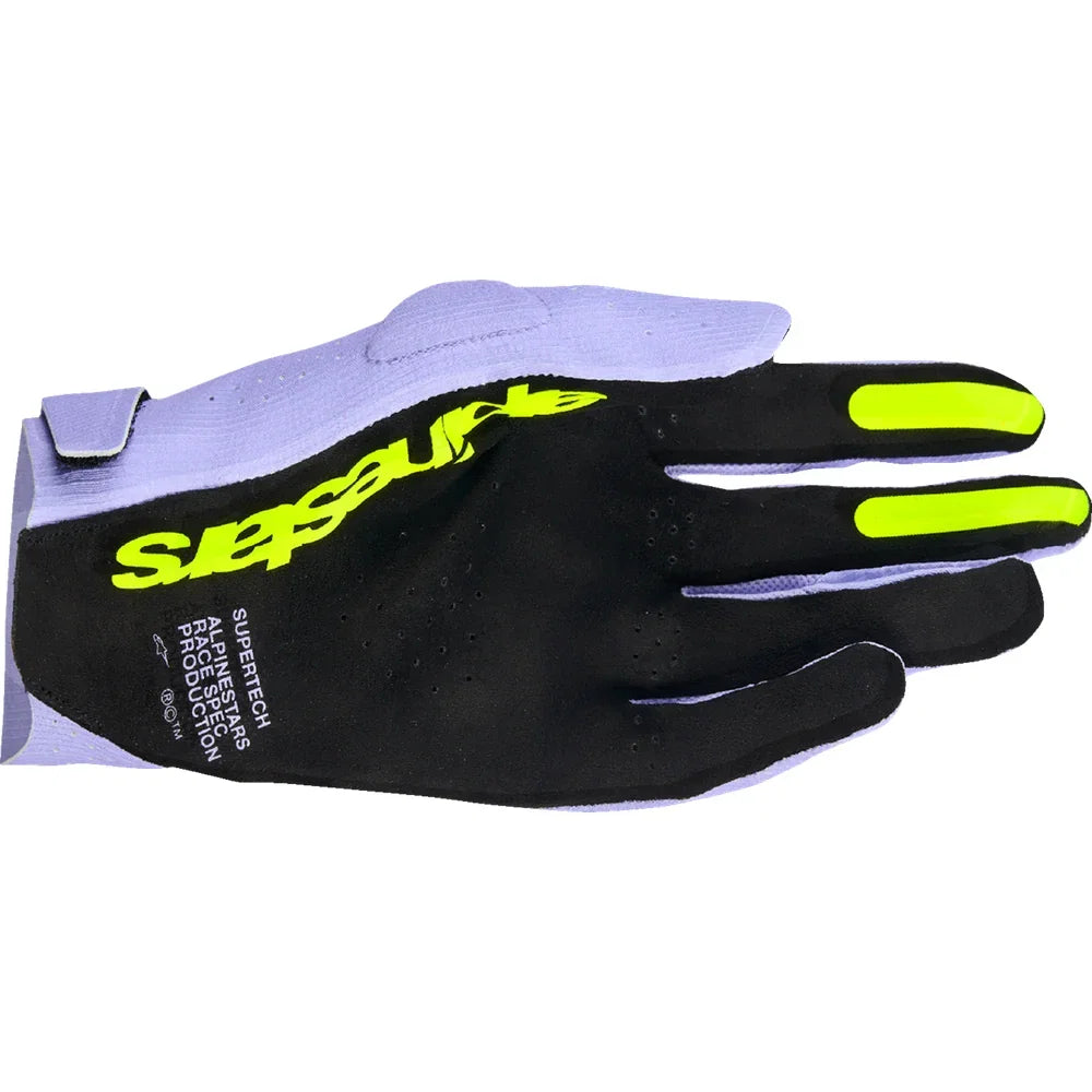 Guantes Alpinestars Supertech MX Lavender/Violet/Fluo Yellow