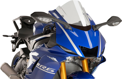 Parabrisas Z-Racing - Parabrisas de carrera - 14-1/4" - Transparente - Yamaha