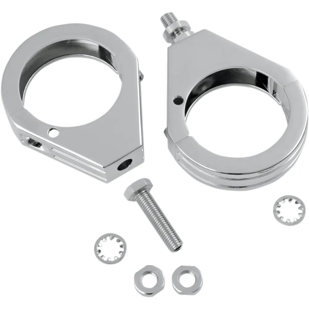 Turn Signal - Clamp - 49mm - Chrome