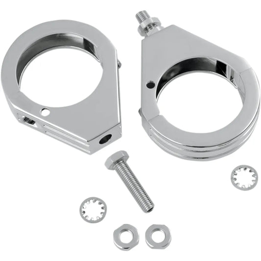 Turn Signal - Clamp - 49mm - Chrome