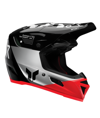 Casco Thor Reflex Sport Strike - Negro/Rojo