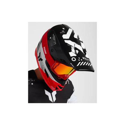 Casco Thor Reflex Sport Strike - Negro/Rojo