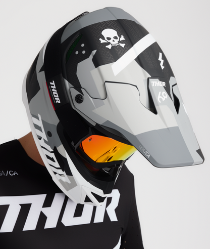 Casco Thor Reflex Sport Carbon - Brave Gray/White