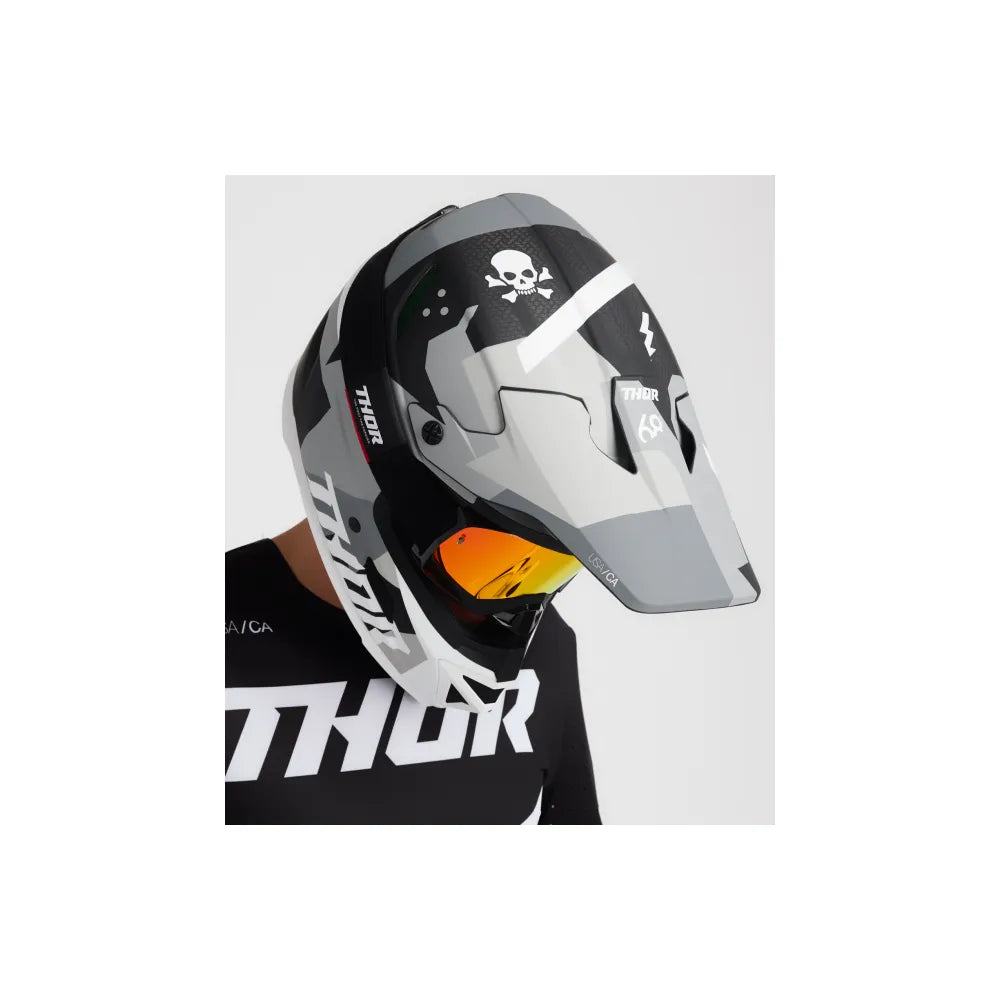Casco Thor Reflex Sport Carbon - Brave Gray/White