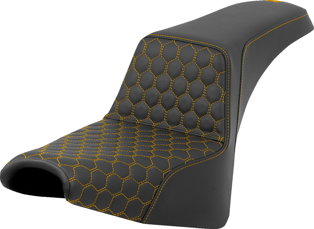 Asiento elevador tipo panal - Asiento elevador - Panal - Costuras doradas - FXBB/FXST '18-'24