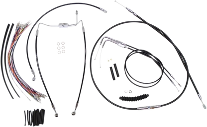Kit de instalación de manillar XR - Kit de instalación de manillar XR - Colgadores Ape de 12"-14" - FLH '96-'06 - Negro