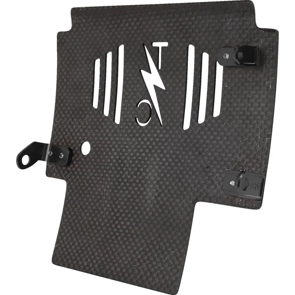 Placa protectora de fibra de carbono forjada