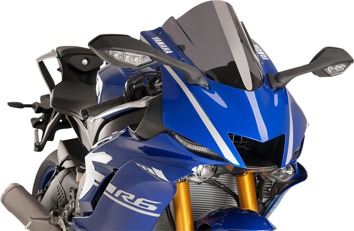 Parabrisas Z-Racing - Parabrisas de carrera - 14-1/4" - Ahumado oscuro - Yamaha