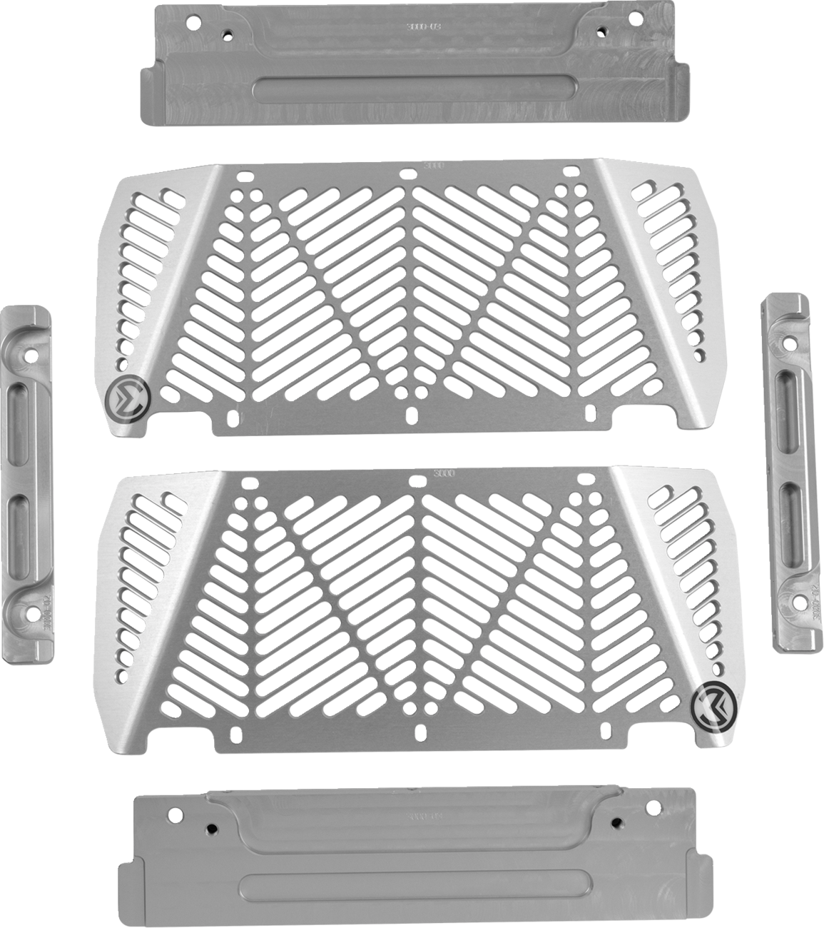 Protectores de radiador - Protectores de radiador - Plata - Kawasaki/Suzuki