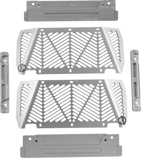 Protectores de radiador - Protectores de radiador - Plata - Kawasaki/Suzuki