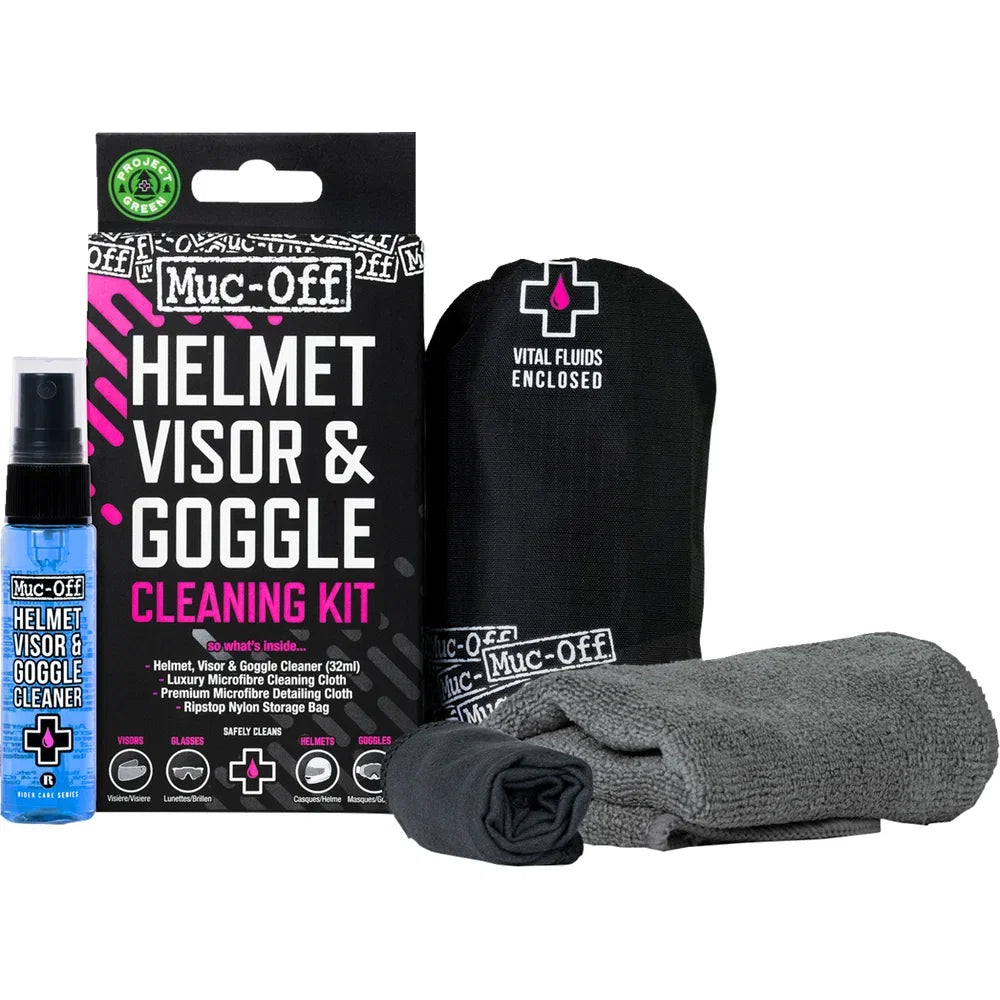 Kit de limpieza de viseras, lentes y gafas