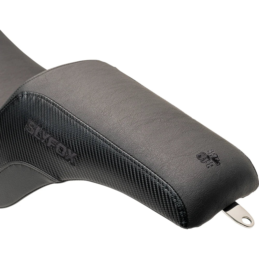 Asiento SLYFOX The Lowrider Drifter Lowrider Drifter Black Logo Smooth Vinyl Carbon Fiber FXLR/FLSB '18-'24
