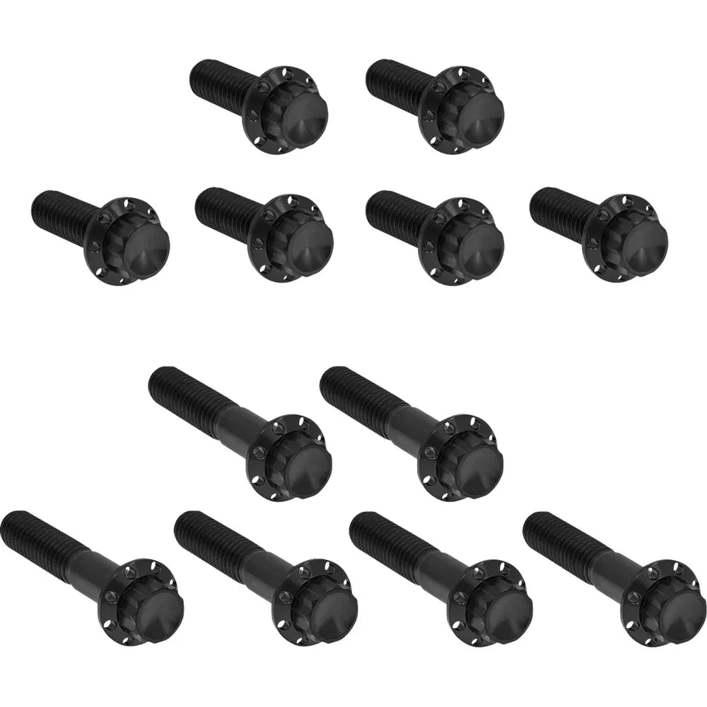 Kit de pernos de titanio de 12 puntos rocker box