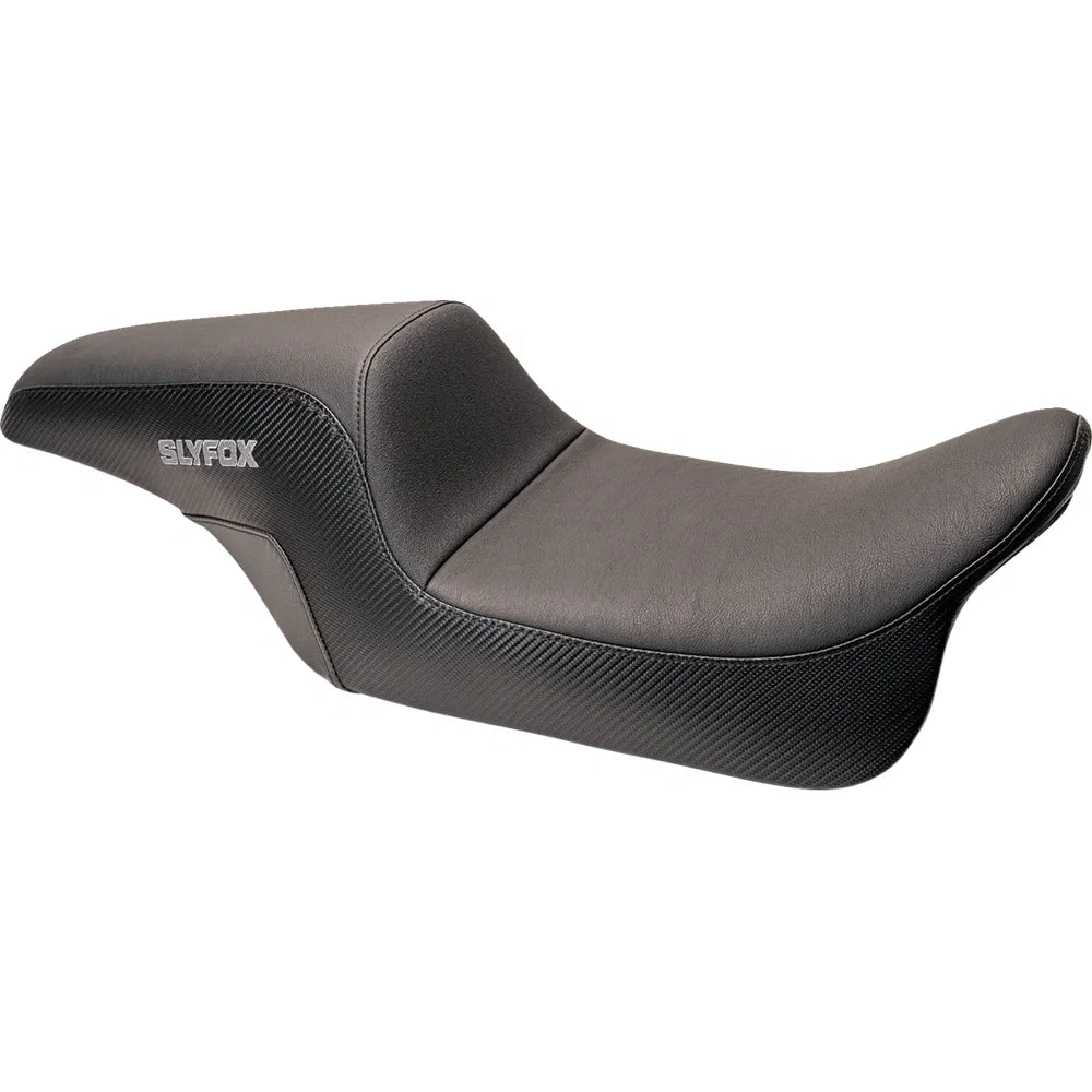 Asiento SLYFOX The Drifter Drifter Gray Logo Smooth Vinyl Carbon Fiber FL '97-'07