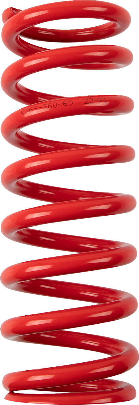Resorte de choque - Resorte de choque - 64/66 mm OD - 60 n/mm - Rojo