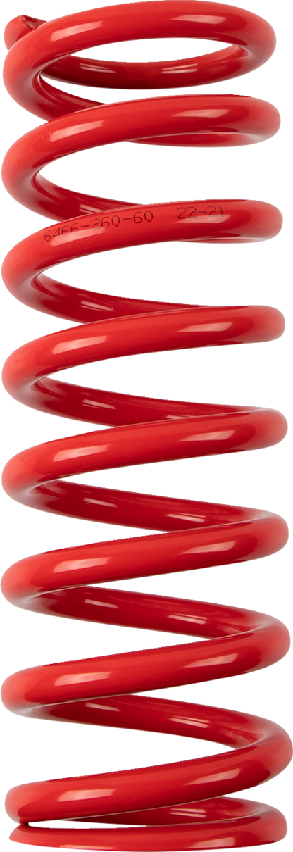 Resorte de choque - Resorte de choque - 64/66 mm OD - 60 n/mm - Rojo
