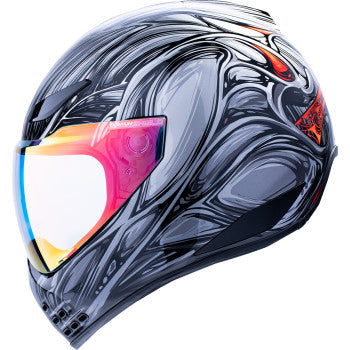 Casco Icon Domain Nouveau - Plata
