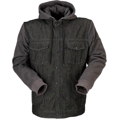 Sudadera con capucha vaquera