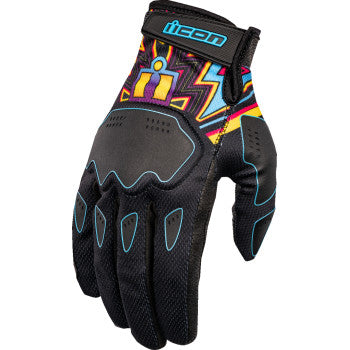 Guantes Icon Hooligan Lucky Lid - Negro - L
