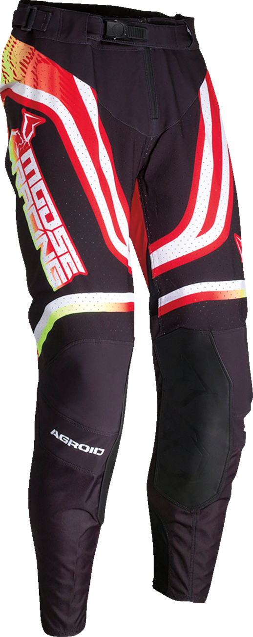 Pantalones Agroid - Pantalones Agroid - Rojo/Amarillo - US 32