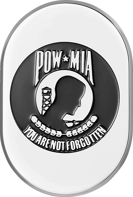 Cubierta de antena - Cubierta de antena - Guardabarros trasero derecho - POW-MIA - Cromado