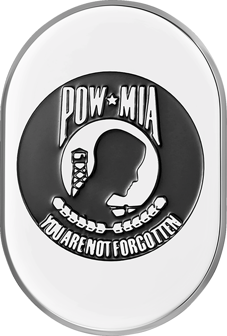 Cubierta de antena - Cubierta de antena - Guardabarros trasero derecho - POW-MIA - Cromado