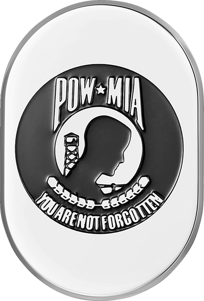 Cubierta de antena - Cubierta de antena - Guardabarros trasero derecho - POW-MIA - Cromado
