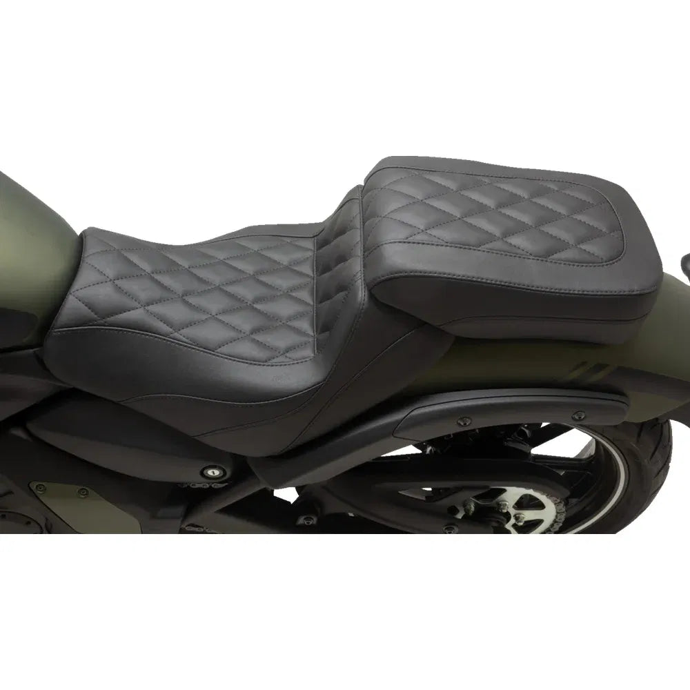 Asiento del pasajero con respaldo cuadrado