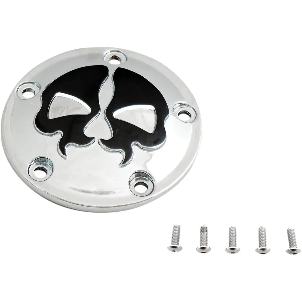 Cubierta Timer Skull - Cromo