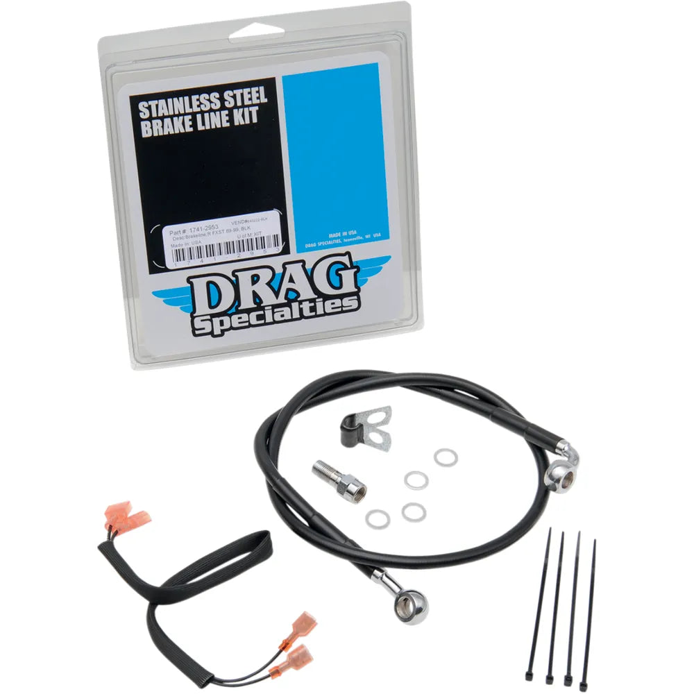 Brake Line - Rear - Black