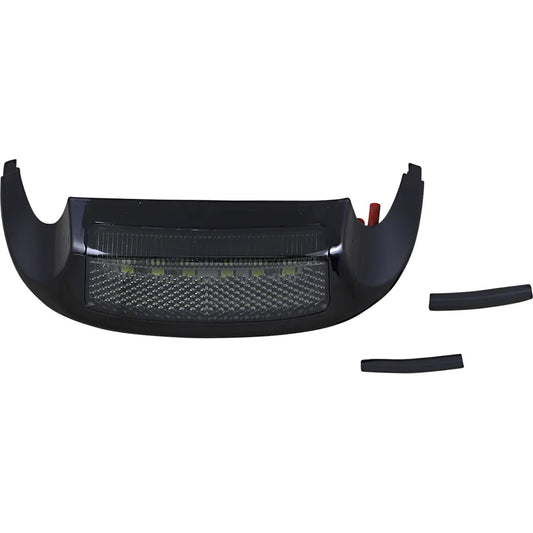 Led Front Fender Tip - White LED/Smoke Lens - Black