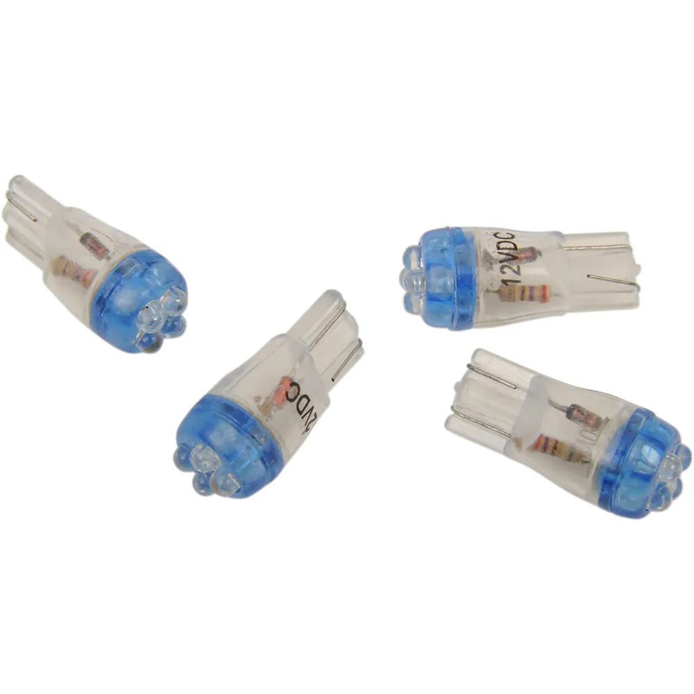 Mini Wedge LED Bulbs - Blue