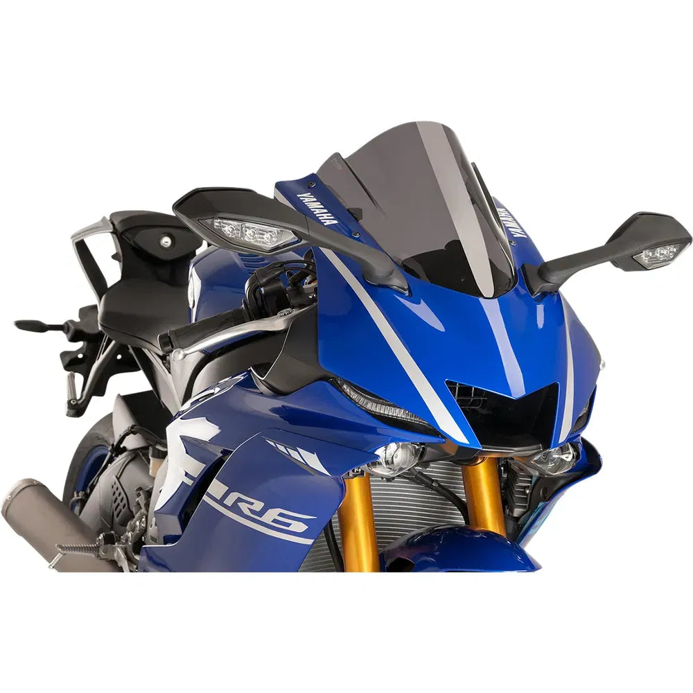 Parabrisas Z-Racing - Parabrisas de carrera - 14-1/4" - Ahumado oscuro - Yamaha
