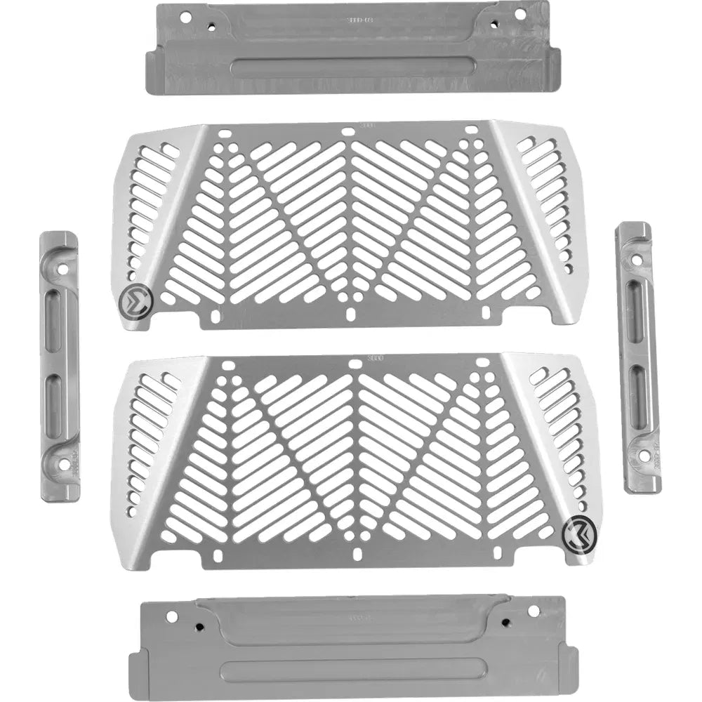 Protectores de radiador - Protectores de radiador - Plata - Kawasaki/Suzuki