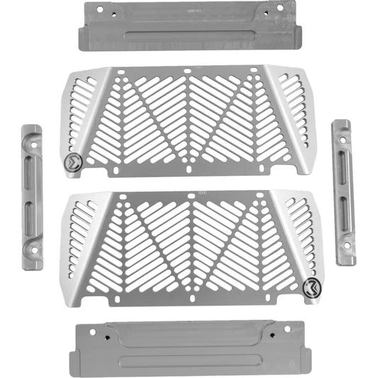 Protectores de radiador - Protectores de radiador - Plata - Kawasaki/Suzuki