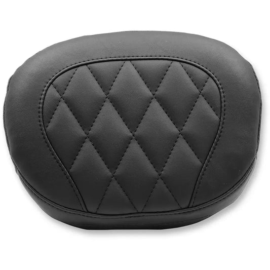 Sissy Bar Pad - Large - Black - Diamond - FXS/FLS