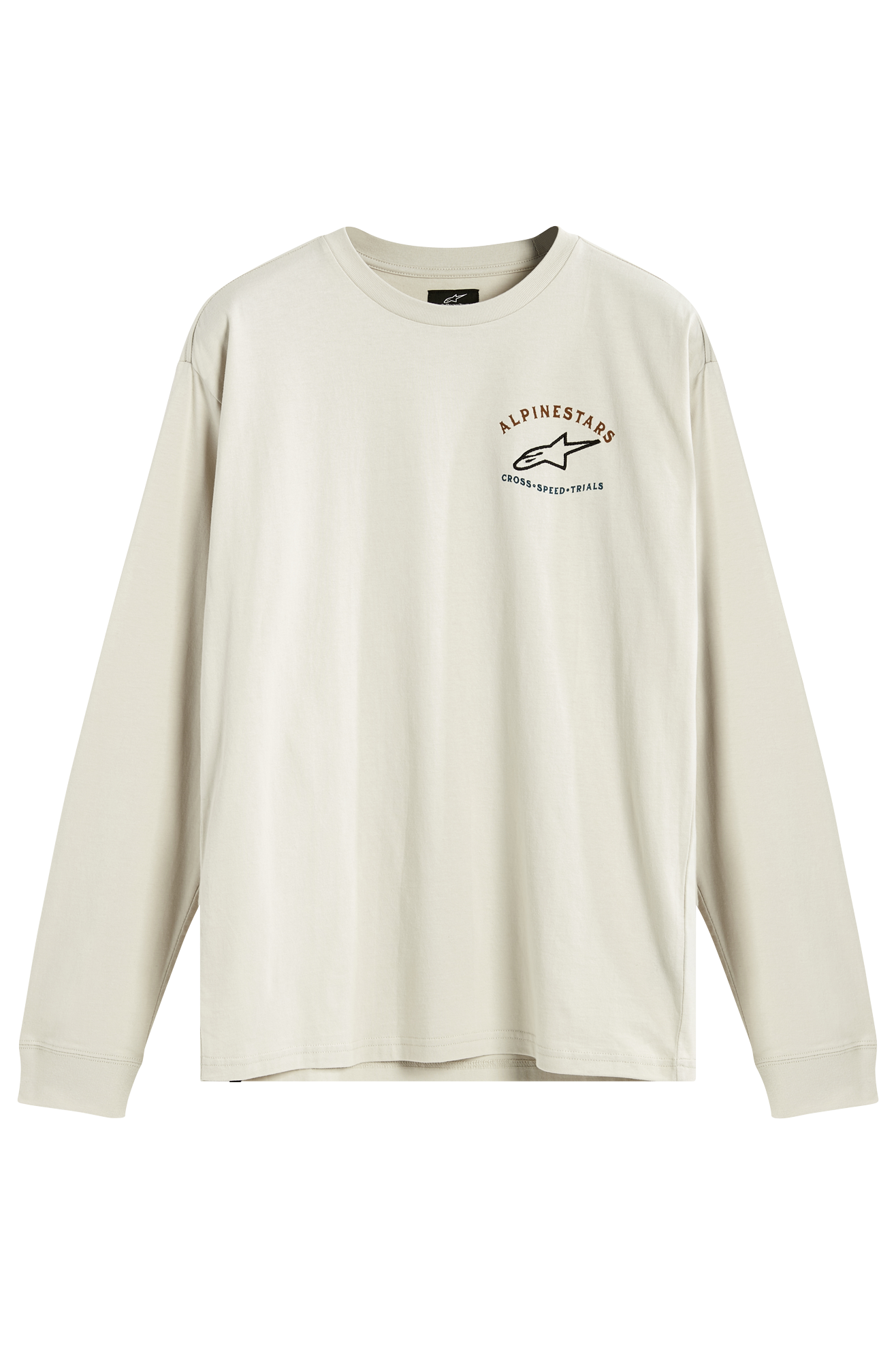 Playera Alpinestars Full Face Long-Sleeve - Hueso