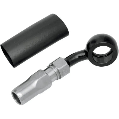 BYO® Banjo para construir tu propio con accesorio - Banjo de freno BYO - 12 mm-35° - Negro