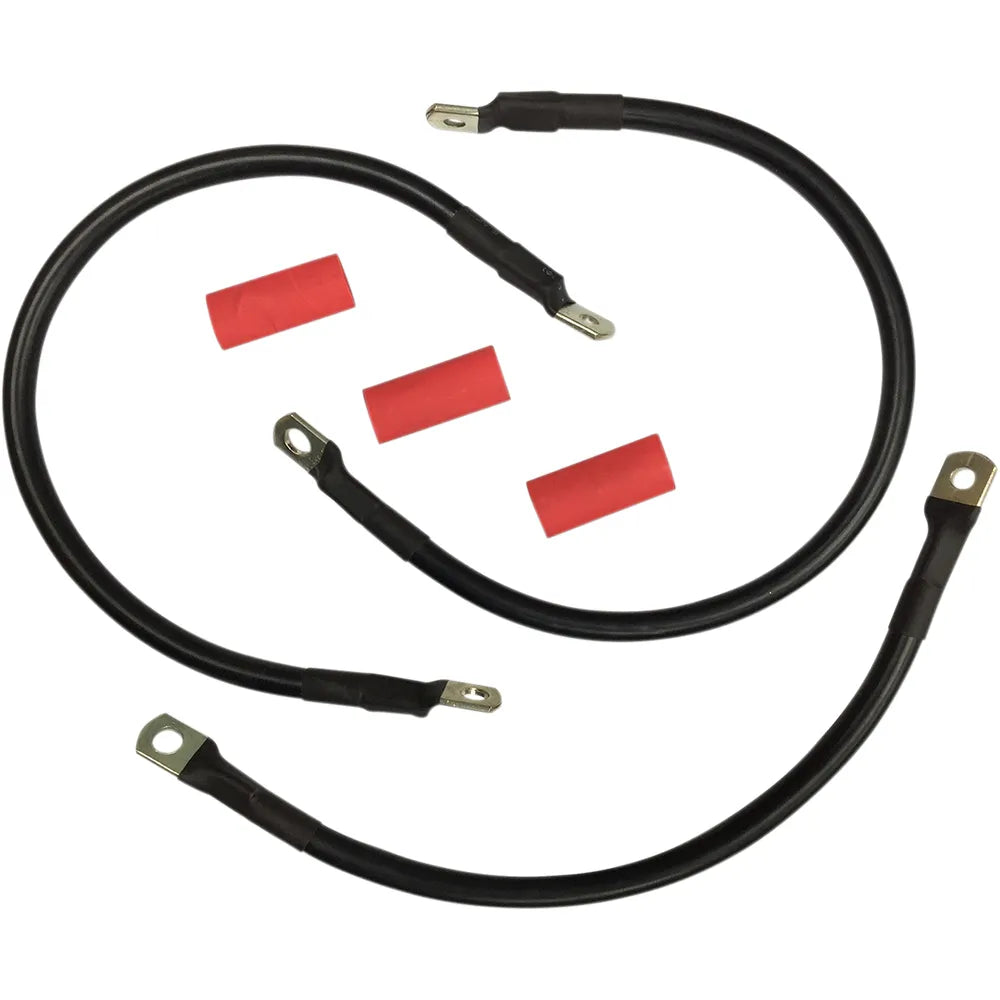 Black Battery Cable Set - '82-'88 FXR