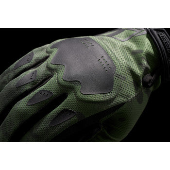 Guantes ICON Hooligan CE Camo - Verdes