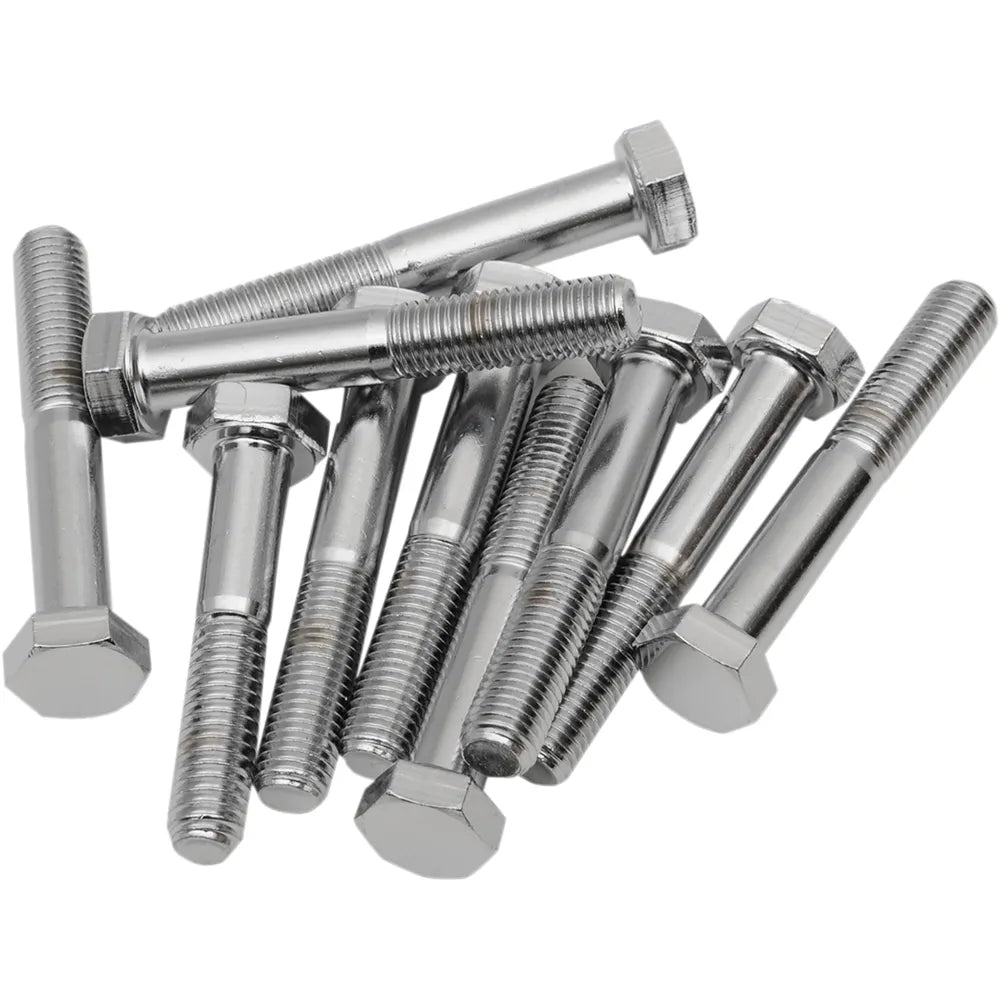 5/16-24 X 2 Chrome Hex Head