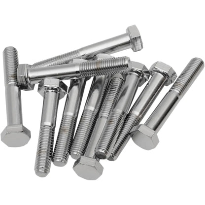 5/16-24 X 2 Chrome Hex Head